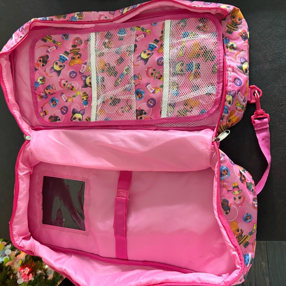 American Girl Doll Pink Character Print Backpack